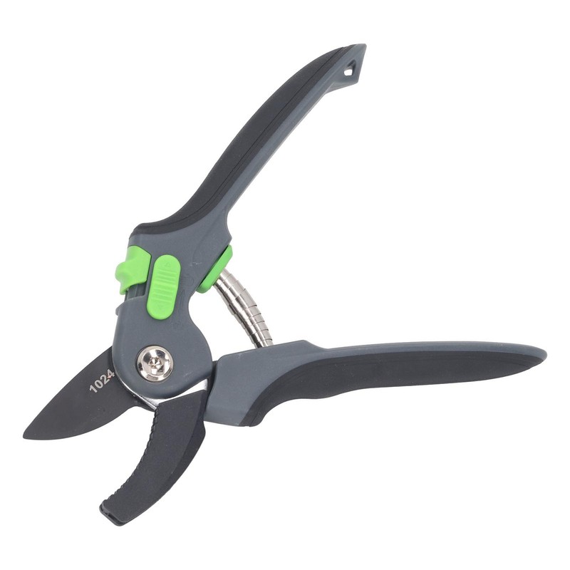 Ratchet Pruning Shears Heavy Duty Gardening Tool Tree Trimming Bypass