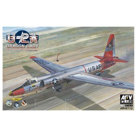 AFV Club U-2A Dragon Lady High Altitude Reconnaissance Aircraft Plastic Model Kit, 1/48 Scale