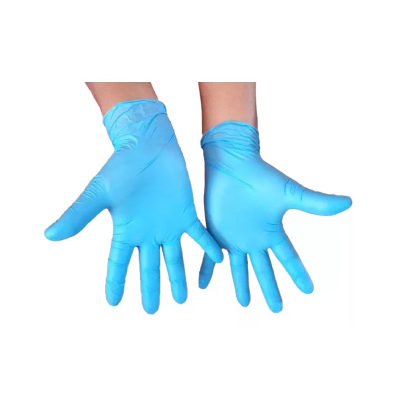 TAC Global Solutions Guante Nitrilo Tac Azul Caja Con 100