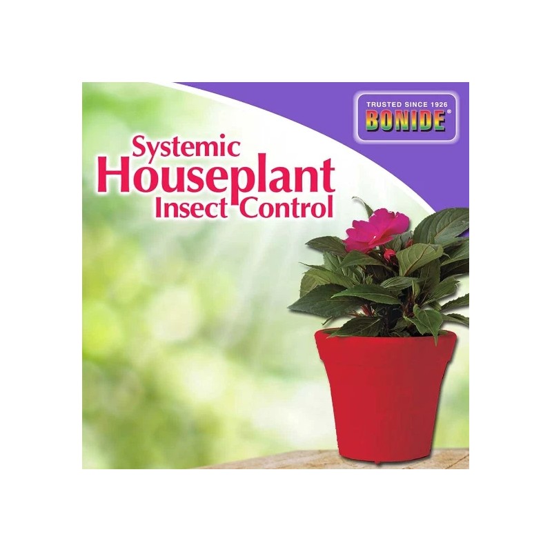 Bonide Systemic Houseplant Insect Control, 8 oz Ready-to-Use Granules for
