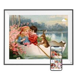 Digital Picture Frame Large-Digital-Photo-Frame - 16.2" Dual-WiFi Digital Frame, IPS Touch Screen, Wall Mounted, Full Function, Share Photo Video via App Email, Free Cloud Storage, Gift for Mom Dad