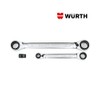 Würth RATDPRGSHSL Ratchet Double Ring Spanner Set of 3 (8-19