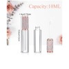 LotFancy Lip Gloss Balm Tubes Refillable Empty Soft Clear Cosmetic