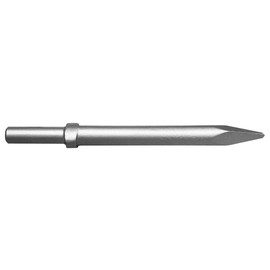 Champion Chisel, 18-Inch Long .680 Round Shank Oval Collar Chipping Hammer Moil or Bull Point