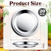 Set of 20 Wine Bottle Coaster Smooth Stainless Steel Coasters