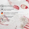 ANRO Oilcloth Tablecloth Christmas Tablecloth Washable Oilcloth Christmas Tablecloth Christmas