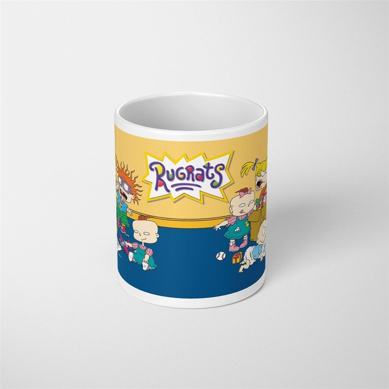 Rugrats Cartoon Group Themed Coffee Drinking Cup, 300 ml Capacity