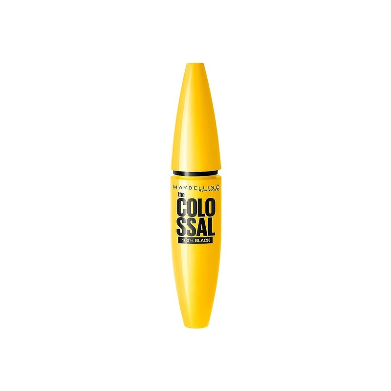 Maybelline Volume Express Colossal Mascara Lavable, color 100 Negro