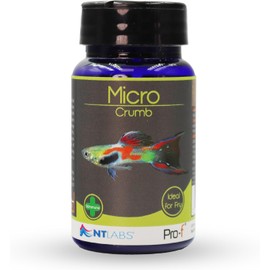 NT Labs Pro-f Micro Crumb, Small Fish Food, Food for Fish Fry, Baby Fish Feed, 0.2mm Particle Fish Food, Nutritious Fish Feed (40g)