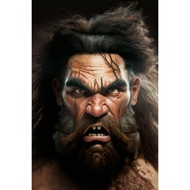 24x36 gallery poster, Stoneage Caveman