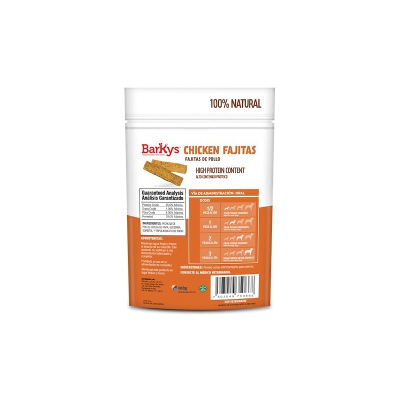 BARKYS Fajitas Chicken 80 GR 3 Pack