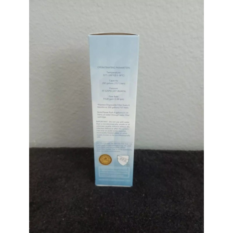 WaterH20 WATER H20 FILTER 1 Replacement Water Filter -