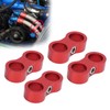 4PCS Hose Separator AN8 Automobile Oil Pipes Fixing Adapter Aluminum