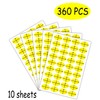 Embroidery Target Stickers 3/4"×1/2" Oval Shape Planner Calendar Scrapbooking Crafting