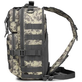 ATBP Tactical Sling Backpack Bag Military Shoulder Bag Pack for Men Molle Crossbody Bag 15L