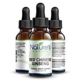 Nature's Garden - Ginseng, Red Chinese - 1 oz Liquid Single Herb