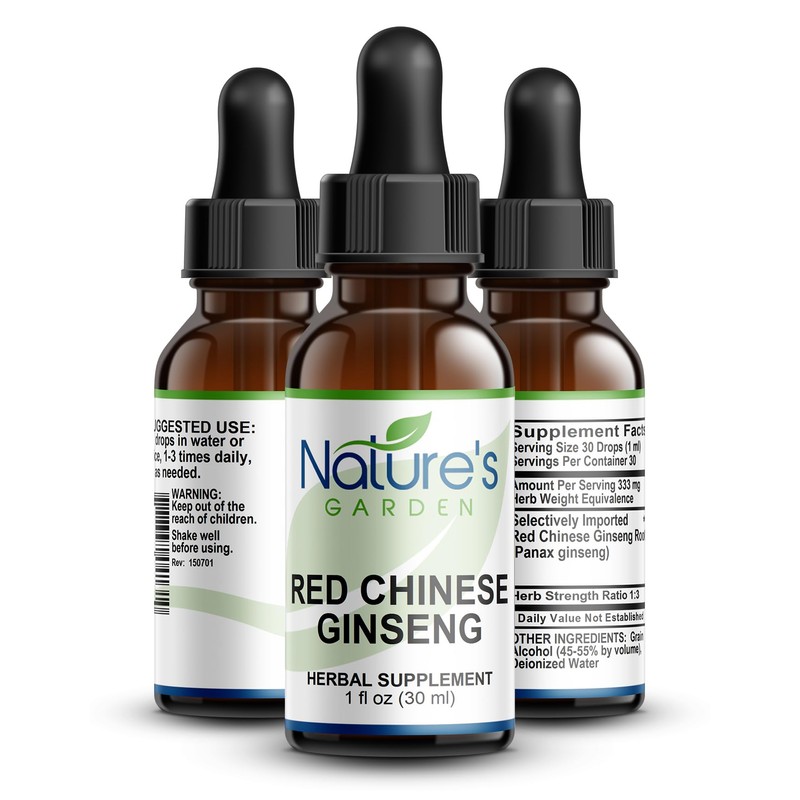 Nature's Garden - Ginseng, Red Chinese - 1 oz Liquid