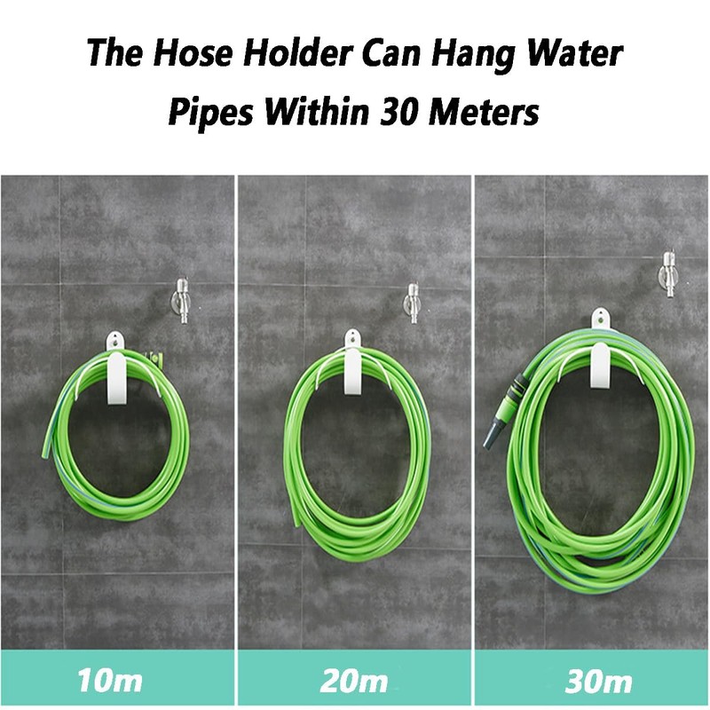 Earssa Stainless Steel Garden Hose Holder, Hook for Garden Hose,