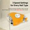 Electric Nail Clippers & Polisher - Safe Automatic 2-in-1 Fingernail