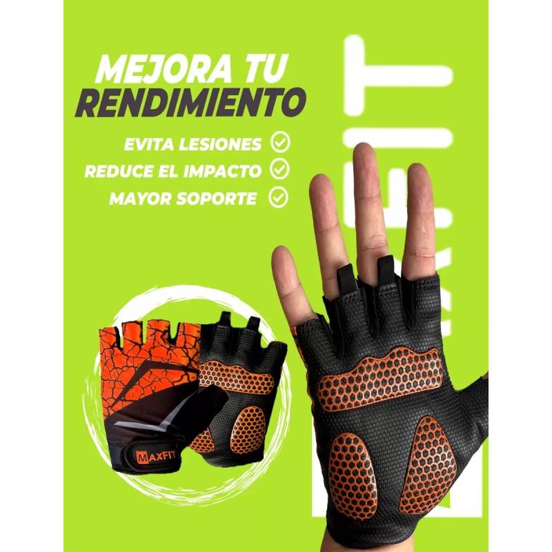 Maxfit Guantes Gym Tacticos Pesas Crossfit Gimnasio Maxfit St007