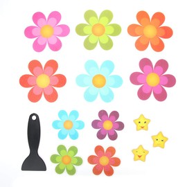 Mingzhe Beautiful Flower Shape Bathroom Waterproof Non Slip Sticker for Bathtub Decoration