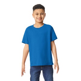 Gildan Youth Heavy Cotton T-Shirt, Style G5000B, 2-Pack, Royal, Small