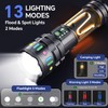 Rechargeable Flashlights High Lumens 10000, Super Bright LED Flash Light