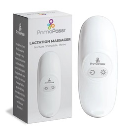 Primo Passi Lactation Massager, Vibration & Heat for Milk Flow for Nursing & Breastfeeding | Helps with Clogged Milk Ducts