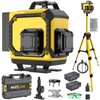 16 Laser Level with 1M Tripod, 4x360° Laser Line, Green
