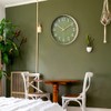 HZDHCLH Wall Clocks Battery Operated,12 inch Silent Non Ticking Modern