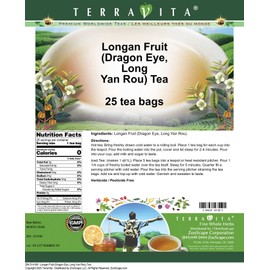 Longan Fruit (Dragon Eye, Long Yan Rou) Tea (25 tea bags, ZIN: 514108)