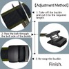 LionVII Elastic Belts Men Stretch Canvas Belt Durable Plastic Buckle
