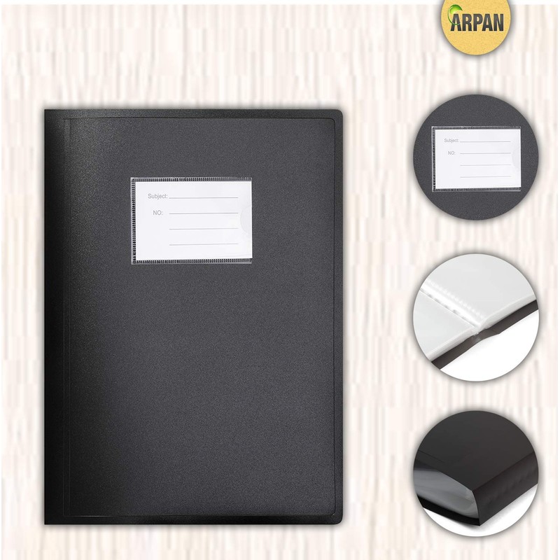 Arpan A4 flexicover 62 Pockets 124/Sides Pocket Display Book Presentation