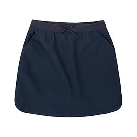 IZOD - Falda de Patinete sin Cierre para niñas, Skater Azul Marino, 12