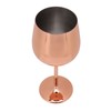 Wine Goblet Stainless Steel Beautiful Elegant Metal Champagne Goblet for