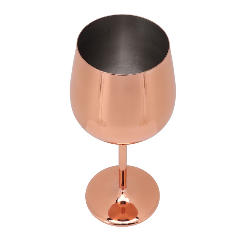 Wine Goblet Stainless Steel Beautiful Elegant Metal Champagne Goblet for