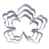 Tropical Flower Cookie Cutter Set - 3 Pieces - Stainless
