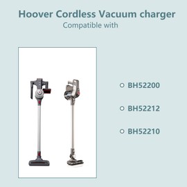 Adaptador de CA Cargador de vacío para Hoover BH52210 BH52210CA BH52210PC BH52200 BH52212 Cable de alimentación para aspiradora inalámbrica Ultraligera de Crucero Hoover