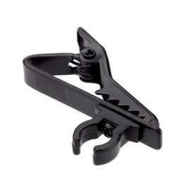 Microphone Clip, Microphone Holder, Tie Pin Type, For Pin Microphones, C-Shaped Holder, Holds Securely and Won't Fall Off (C-Shaped Inner Diameter: 0.25 inches (6.35 mm)