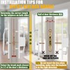 Eockatoo Patio Sliding Glass Door Handle Set with Mortise Lock