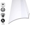 ZEYUE 43.3" L 3.15" W 2PC Aluminum Overhead Drip Cap