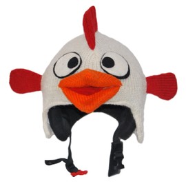 PINK YAK Überzug für Skihelm Verrückter Hahn