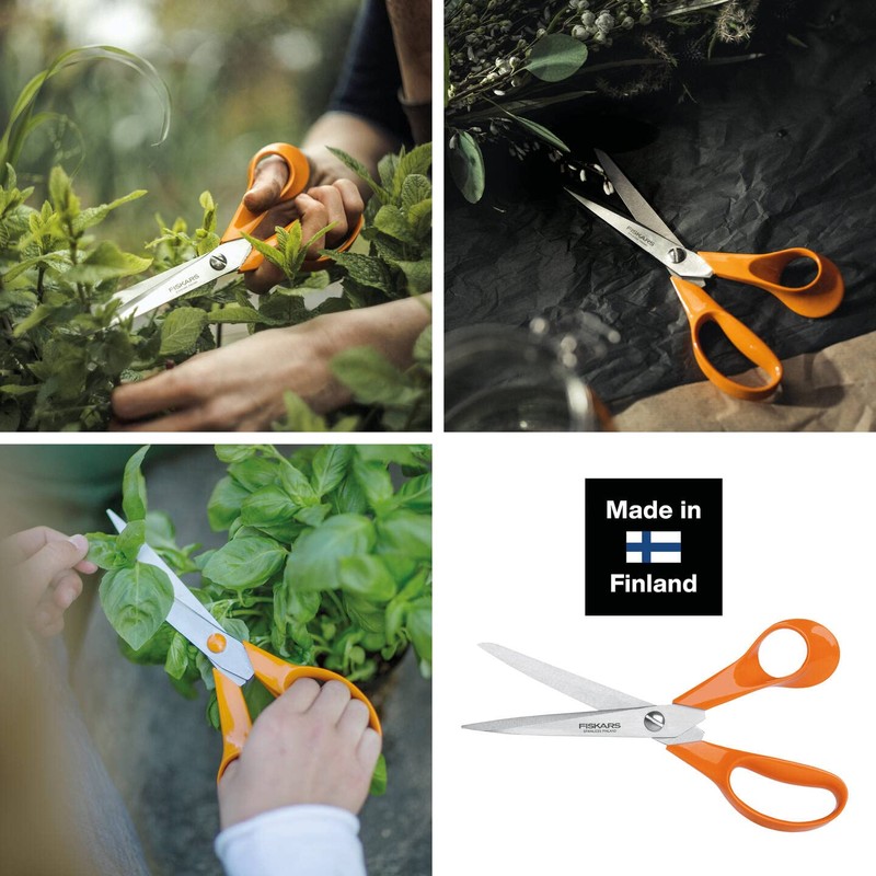 Fiskars Universal Scissors S90, Length: 21 cm, Stainless steel blade/plastic
