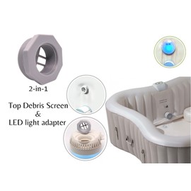 Premium Led Light Adapter Converter Compatible with Intex-Clever Ospazia Elite Arebos Infinite Cosy Vogue Habitat (Led Not Included)