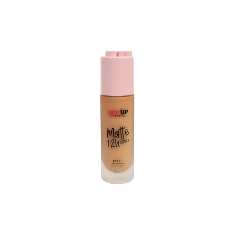 Base de maquillaje líquida Pink Up Rostro Matte Cover 12H