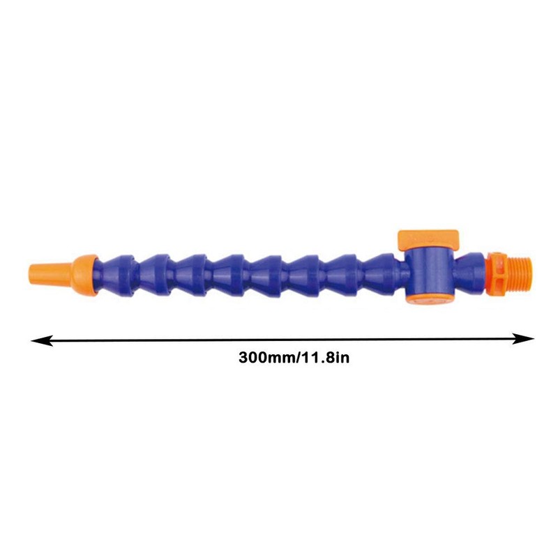E-outstanding 5PCS 30cm 1/4Inch Thread Round Nozzle Flexible Plastic Water