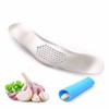 2 Pcs Garlic Rocker Crusher Mincer Press Dishwasher Safe, Stainless