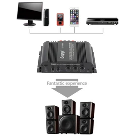 Deep Bass LEPY LP-168S 40W x 2 Mini Amplifier Hi-Fi Stereo Amplifier Hi-Fi Amplifier Audio Amplifier