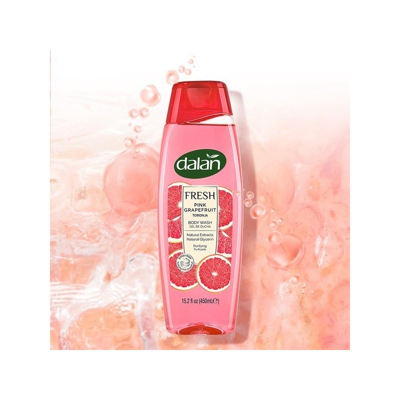 Dalan Fresh Body Wash Pink Grapefruit Scented Body Cleanser 450ml