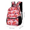 Homieblanket Flamingo Backpack with Lunch Box & Pencil Case, 16